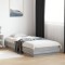 vidaXL Cadru de pat, gri sonoma, 90x200 cm, lemn prelucrat 839607