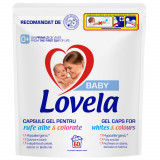 Detergent pentru rufe albe &amp; colorate, 60 capsule, Lovela Baby