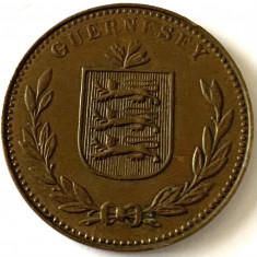 GUERNSEY 8 DOUBLES 1945, KM#14