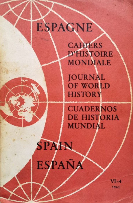 Cahiers D&#039;histoire Mondiale Jurnal Of World History Vol. 4 - Colectiv , D496