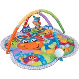 Covoras educational, Playgro, Pentru copii, Interactiv, Multifunctional, Pentru activitati fizice, Cu elemente detasabile, 0 lun