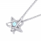 Lantisor Din Argint --- OPAL STAR --- Arg368E, Argintboutique