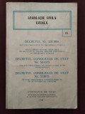 Decretul 328 din 1966 - Circulația pe drumurile publice - Decret 56 și 57 - 1975