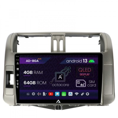 Navigatie Toyota Land Cruiser Prado J150 (2009-2013), Android 13, A-Octacore 4GB RAM + 64GB ROM, 9 Inch - AD-BGA9004+AD-BGRKIT070 foto