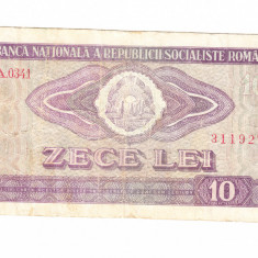 Bancnota 10 lei 1966, circulata, stare buna