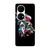 Husa compatibila cu Huawei Nova Y70 model Lion roar, Silicon, TPU, Viceversa, Transparent, Carcasa