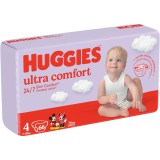 Scutece Huggies Ultra Comfort Mega UNISEX 4, 7-18 kg, 66 buc