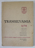 TRANSILVANIA ,REVISTA POLITICA SOCIAL - CULTURALA SI LITERARA , NR. 2 / 1978