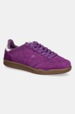 Fila sneakers din piele intoarsă Slantshot femei, culoarea violet, FFW0524