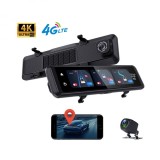 Cumpara ieftin Oglinda Retrovizoare cu Camera Auto iSEN V7, Ecran Tactil 11.26 , 4K 25fps Fata 1K Spate, Acces de la distanta 4G, GPS+Beidou, G-senzor, ADAS, BSD, Ti