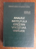 Analele Institutului de Cercetari pentru Viticultura si Vinificatie / R7P4F