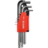 Yato YT-0505 - Set imbusuri 1.5-10 mm 9 bucati cap sferic