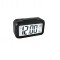 Ceas de birou, desteptator, ecarn LCD, iluminare, 12/24h, negru