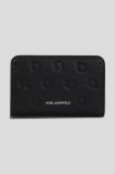 Karl Lagerfeld portofel IKON MONOGRAM culoarea negru, A3W32005