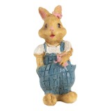 Cumpara ieftin Figurina Iepuras Paste polirasina multicolora 3x3x5 cm