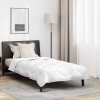 Set de plapumă cu pernă 2 pcs Alb 140 x 200 cm Microfibră
