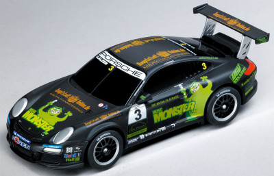 Carrera Masinuta de curse Pull&amp;amp;Speed, Porsche GT3 &amp;#039;Monster FM, U.Alzen&amp;#039; foto