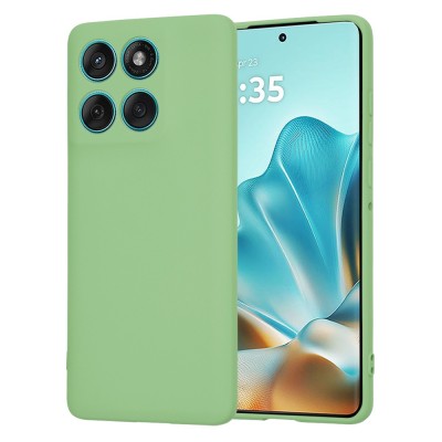 Husa silicon Motorola Edge 60 Fusion Techsuit SoftFlex, verde deschis foto