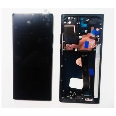 Display ecran cu Touchscreen si Rama pentru Samsung Note 20 Ultra 5G, N986, OLED, Negru