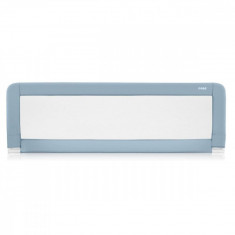Bariera de protectie pat pentru bebelusi Albastru-gri XL 45111, 150cm, Reer