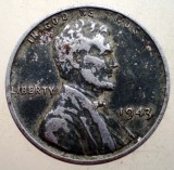 1.600 USA SUA WWII LINCOLN 1 ONE CENT 1943