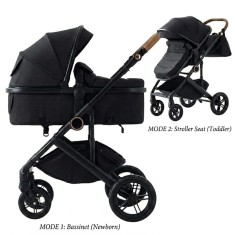 Carucior 2 in 1 Kaedyn F9-C, Landou si Modul Sport, Cadru Aluminiu