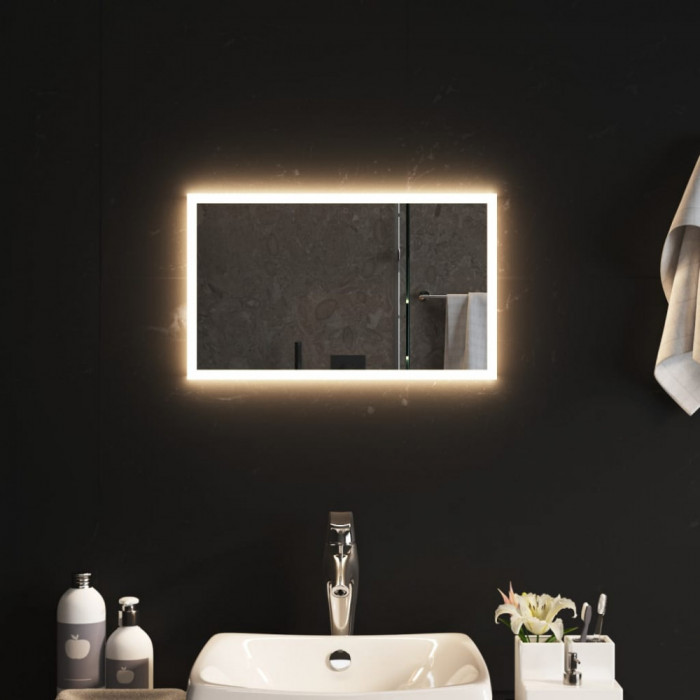 Oglinda de baie cu LED, 30x50 cm GartenMobel Dekor