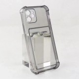 HUSA CAPAC SILICON ANTISHOCK, CARD BAG SLOT , APPLE IPHONE 11, TRANSPARENT