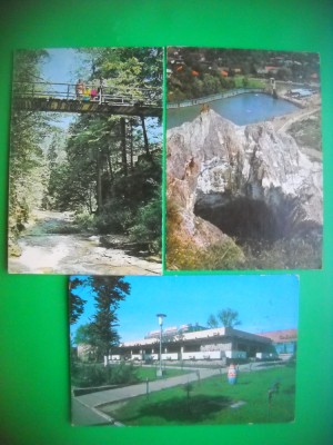 HOPCT LOT 3160 SLANIC PRAHOVA -JUD PRAHOVA- 3 CARTI POSTALE-CIRCULATE foto