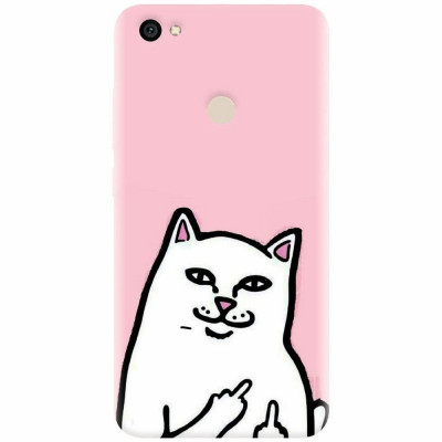 Husa silicon pentru Xiaomi Redmi Note 5A, White Cat foto