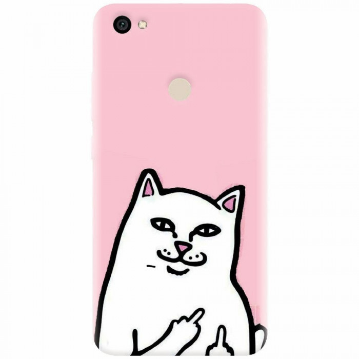 Husa silicon pentru Xiaomi Redmi Note 5A, White Cat