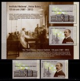 Cumpara ieftin ✅RO 2012 LP 1947+a &quot;Ziua marcii rom./Institutul &quot; V.Babes&quot; ,serie+colita 535,MNH, Organizatii internationale, Nestampilat