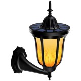 Lampa solara cu efect de flacara, lampa stradala pentru gradina si casa