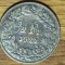R08 Elvetia - moneda de colectie - 1/2 franc 1921 argint - superba patina curcubeu !