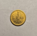1 leu 1951 AUNC Alama Cupru Piesa Frumoasa de Colectie
