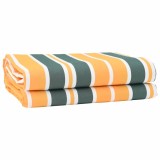 Material de &icirc;nlocuire pentru copertină Verde și Galben 10x1.6 m