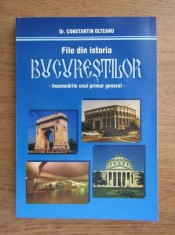 Constantin Olteanu - File din istoria Bucurestilor. Insemnarile unui primar general (Aldo Press, 2004) memorii amintiri orasul Bucuresti in anii 1980