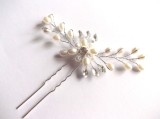 Ac de Par Mireasa Handmade cu Perle si Strasuri - Elegant si Rafinat