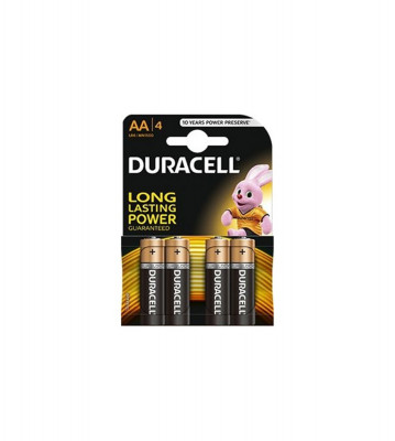 Duracell Basic LR6 / AA / R6 / MN 1500 baterii de 1.5V alcaline-Conținutul pachetului 1x Blister foto