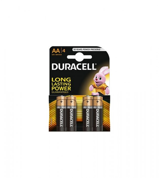 Duracell Basic LR6 / AA / R6 / MN 1500 baterii de 1.5V alcaline-Conținutul pachetului 1x Blister