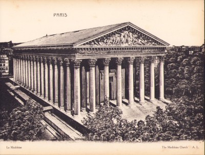 Litografie La Madeleine foto