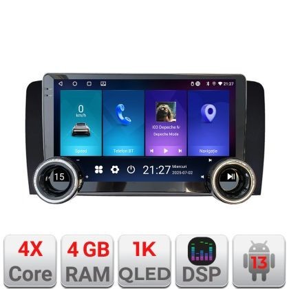 Navigatie Mercedes Clasa R Kit-215 Edotec 4+64 10.5 inch Incell 1K android Wifi 5Ghz gps internet CarStore Technology