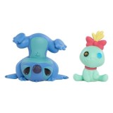 Lilo &amp; Stitch Set 2 minifigurine Scrump &amp; Upside Down Stitch 7 cm