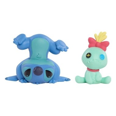 Lilo &amp; Stitch Set 2 minifigurine Scrump &amp; Upside Down Stitch 7 cm