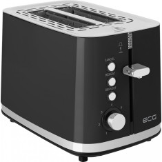 Prajitor de paine ECG ST 2766 Vintage Nero, 925 W, 2 felii, 7 niveluri de