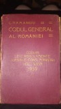 CODUL GENERAL AL ROMANIEI VOL XXVII 1939 - II