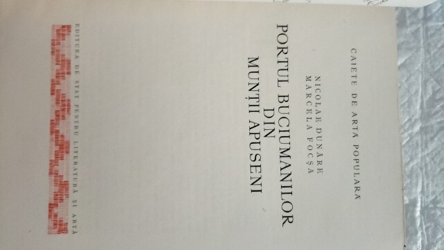 PORTUL BUCIUMANILOR DIN MUNȚII APUSENI-NICOLAE DUNARE-1957 AA
