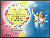 1985 - Conferința pentru securitate, colita nedantelata neuzata