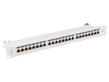Patch Panel LANBERG Cat 7, 24 porturi, standard 19", alb, RACK