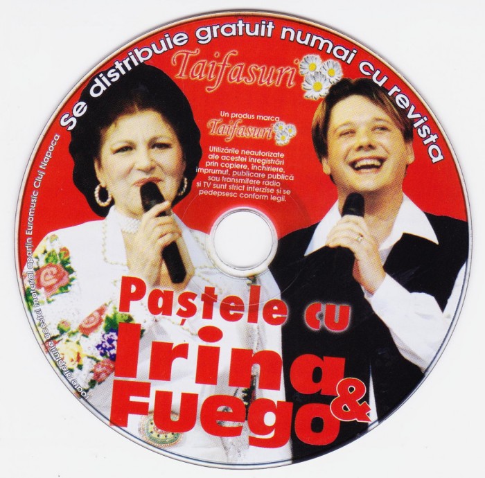 CD Populara: Pastele cu Irina Loghin si Fuego ( original, ca nou )